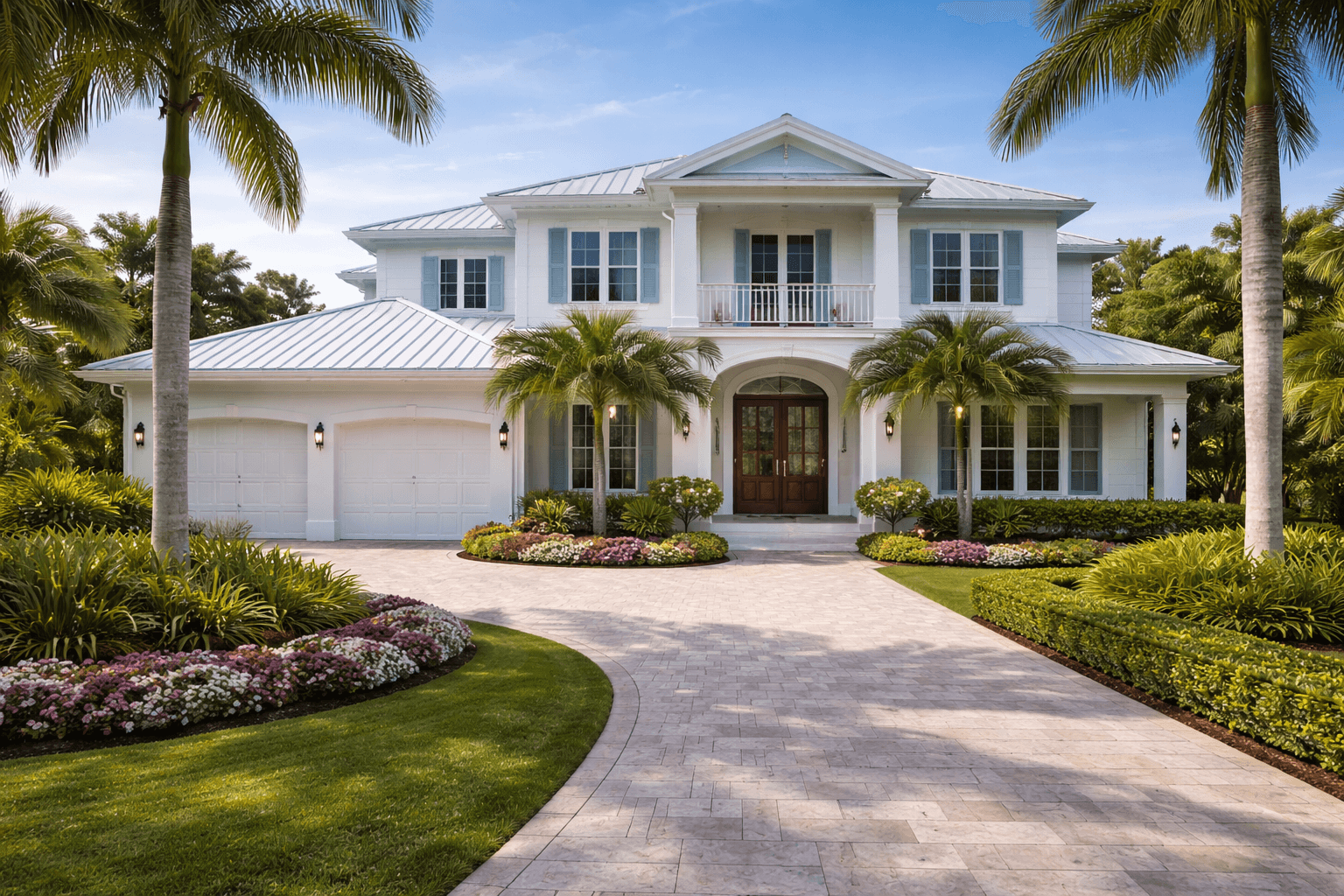 Aerial view of Palm Beach Gardens property