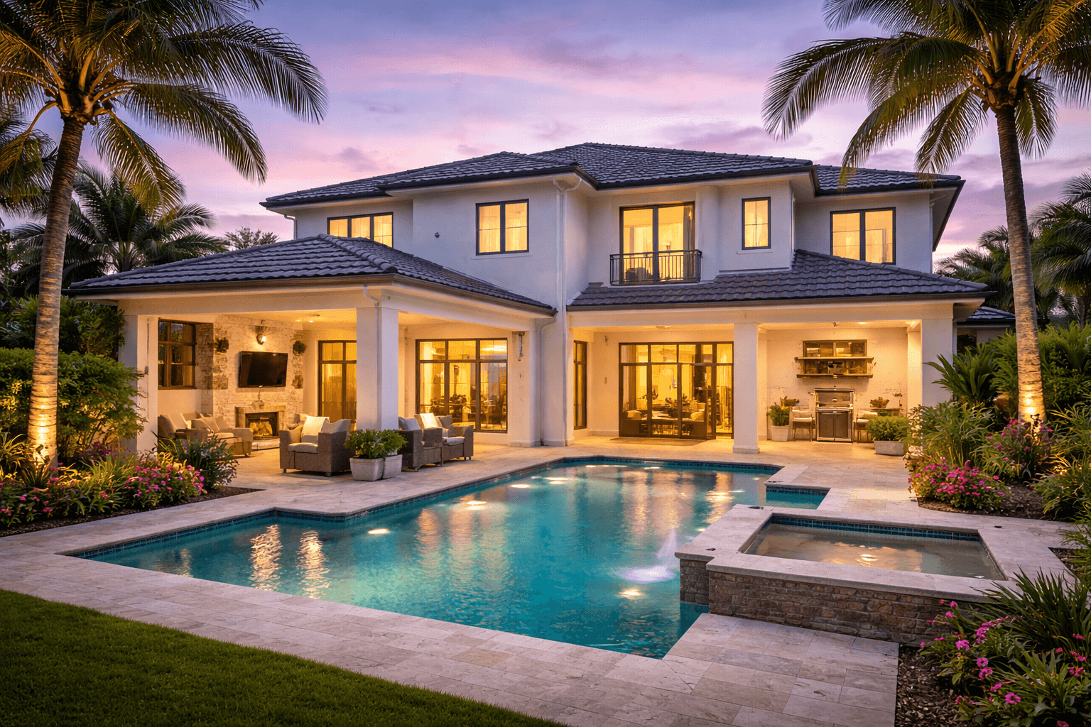 Exterior of a West Palm Beach house