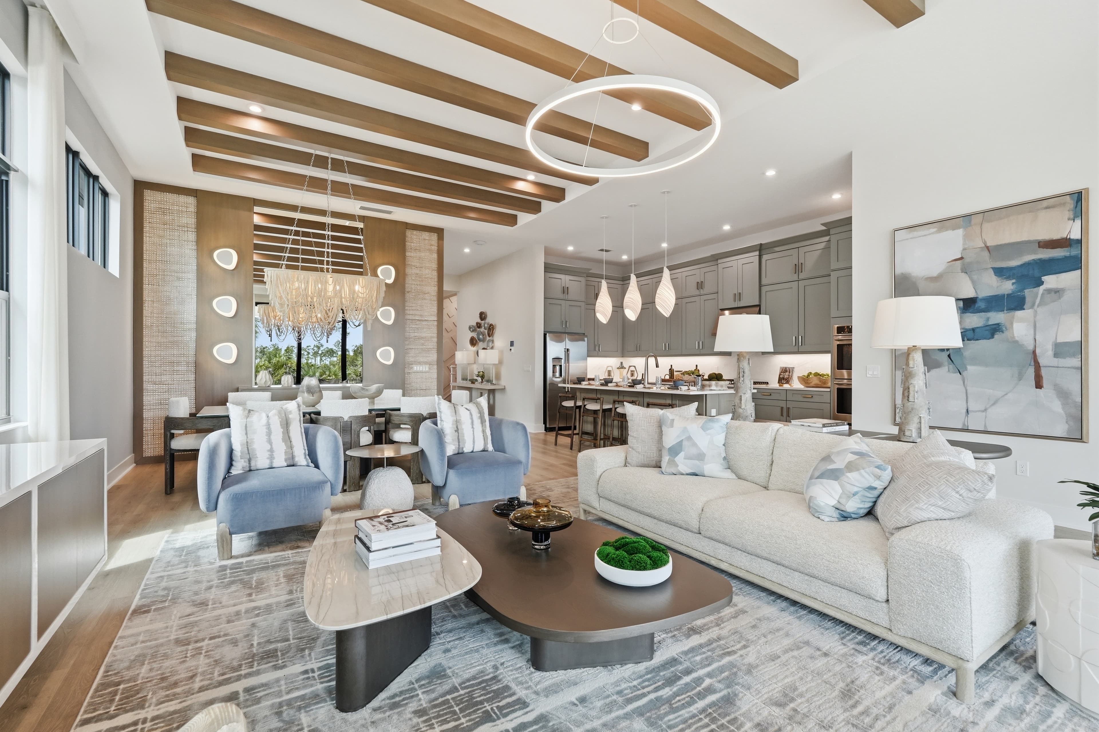 Living area in Delray Beach